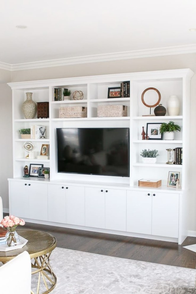 White + Blush Family Room in a City Condo  The DIY Playbook